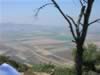 Field Trip:  Mount Tabor, looking down into the Jezreel Valley. (58kb)