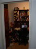 Now we'll go into my room.  It's kinda messy.  Sorry about that.  Lots to fit into a *very* small room. (38kb)